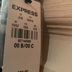 Express Editor pants. New with tags